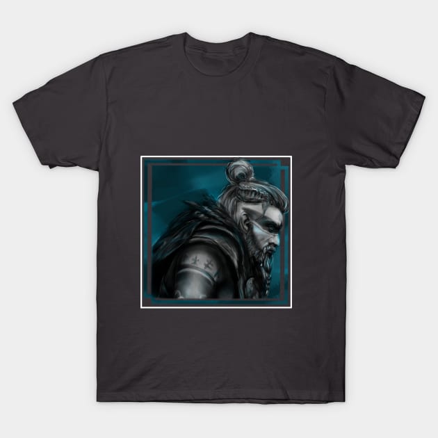 Assassin's Creed Valhalla Eivor the Wolfkissed T-Shirt by Baguettea